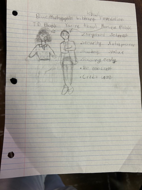 More from Blue Met's Pilot Project on Financial Literacy -- This Morning's Visit to St. Monica Elementary School